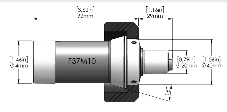 Masa Tool Microconic F37M10 Cartridge