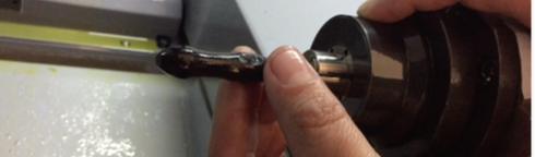 Microconic lock screw adjustment